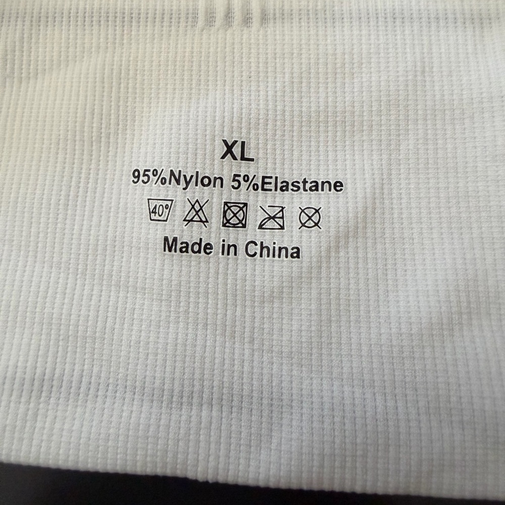 Women's Ribbed Bralette Set - White, Pink, Gray, Green - Picture 2 of 2